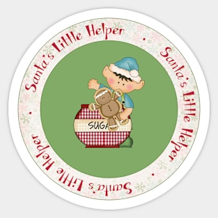 Christmas Products - Santa's Little Helper Sticker